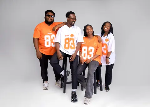 The Aṣọ Ìgbàlódé range worn by four models
