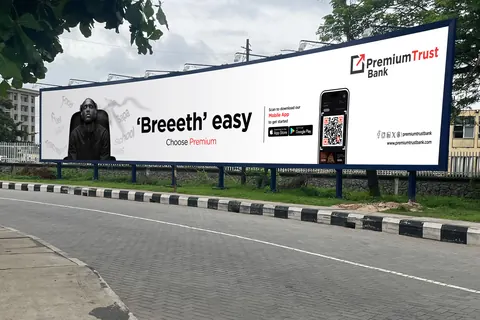 Billboard design for PremiumTrust Bank